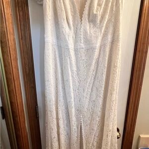 David’s Bridal Illusion Dress